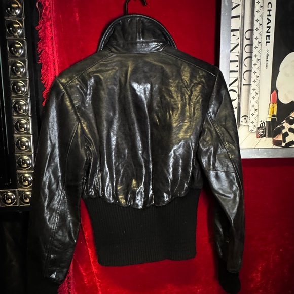 Black Leather Jacket by Bod & Christensen - Picture 2 of 4